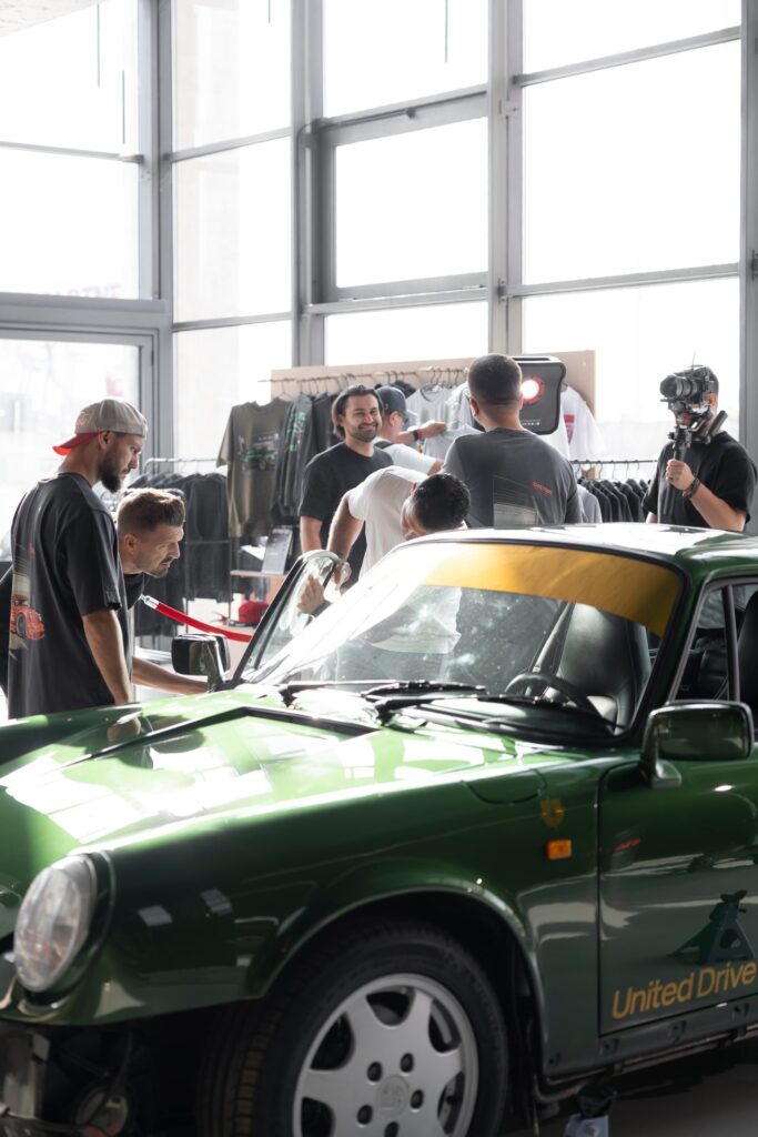 RWB Romania x United Drive, Porsche 911 build in showroom, September 2026