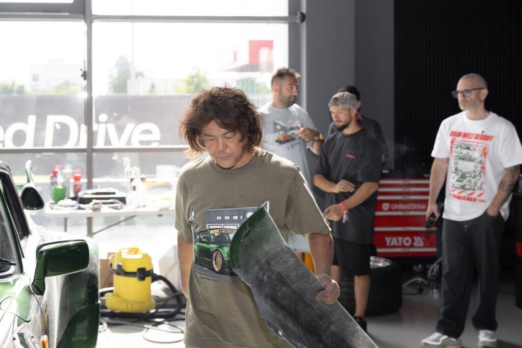 RWB Romania x United Drive, Porsche 911 build in showroom, September 2026