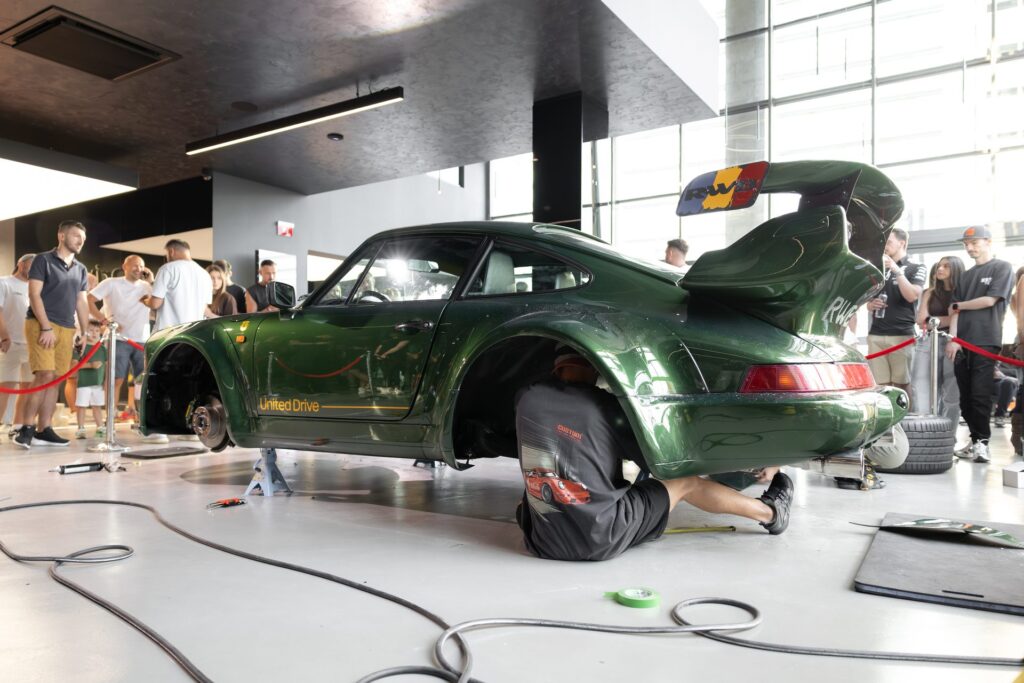 RWB Romania x United Drive, Porsche 911 build in showroom, September 2026