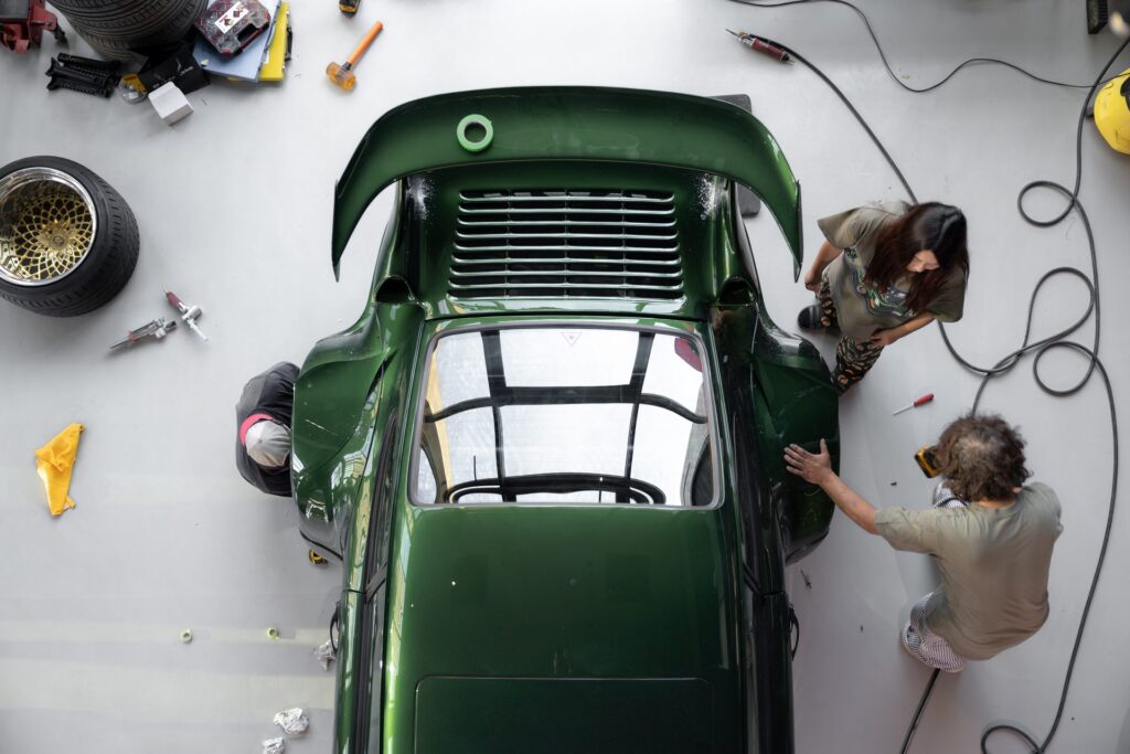 RWB Romania x United Drive, Porsche 911 build in showroom, September 2026